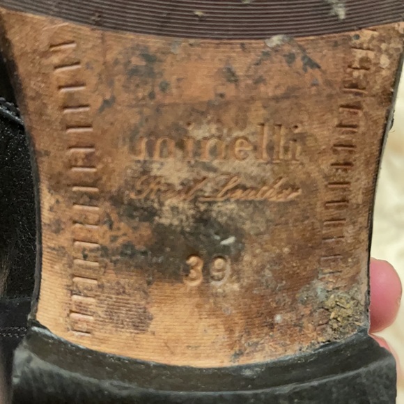 Minnelli Black Leather ankle boots made in Italy - Picture 9 of 9